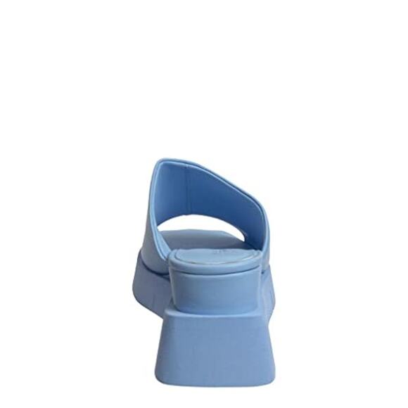 NWT Naked Feet Women’s INFINITY Wedge Sandals Light Blue Size 7.5 - Picture 4 of 7